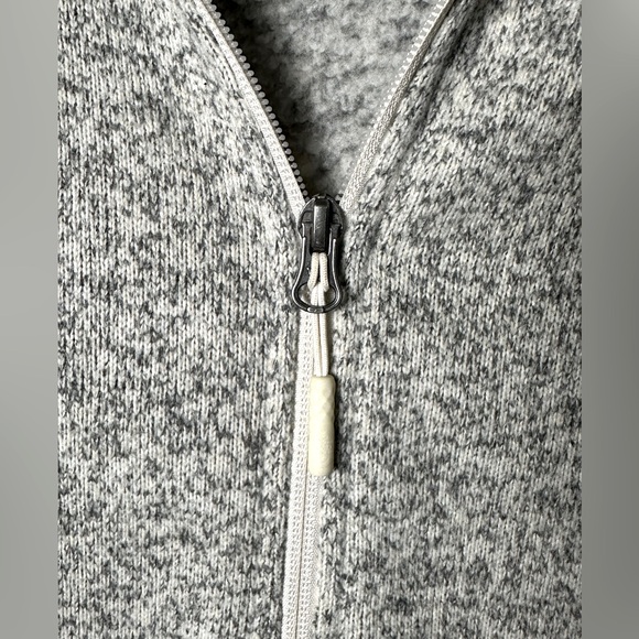 The North Face Women's Gray Long Sleeve Fleece‎ Zip Front Jacket Size Medium - Picture 3 of 7